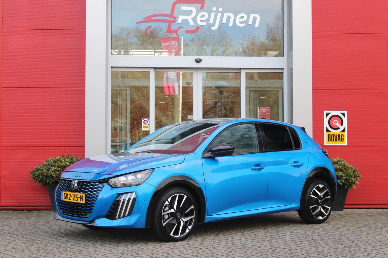 Peugeot 208 1.2 100PK GT | PANORAMA DAK | KEYLESS ENTRY/START | DRAADLOZE APPLE CARPLAY/ANDROID AUTO | CAMERA VOOR + ACHTER | DRAADLOZE TELEFOONLADER | 17" LICHTEMTALEN VELGEN | FULL LED KOPLAMPEN | DODEHOEK DETECTIE | PARKEERSENSOREN VOOR + ACHTER | CRUISE CONTROL |