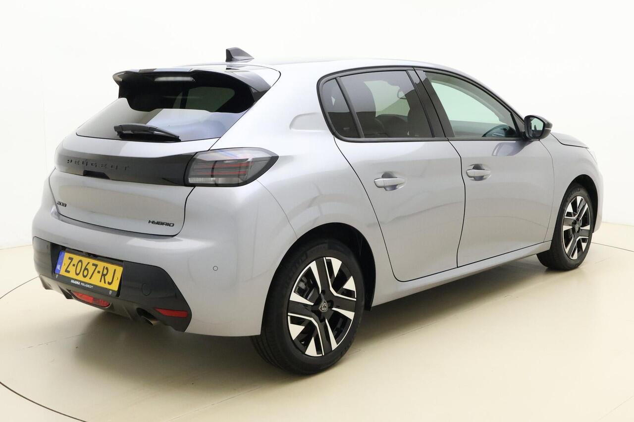 Peugeot 208 Hybrid 100 e-DCS6 Allure Automaat | Navigatie | Adaptive Cruise control | Camera | Lichtmetalen velgen | Climate control | Extra getint glas