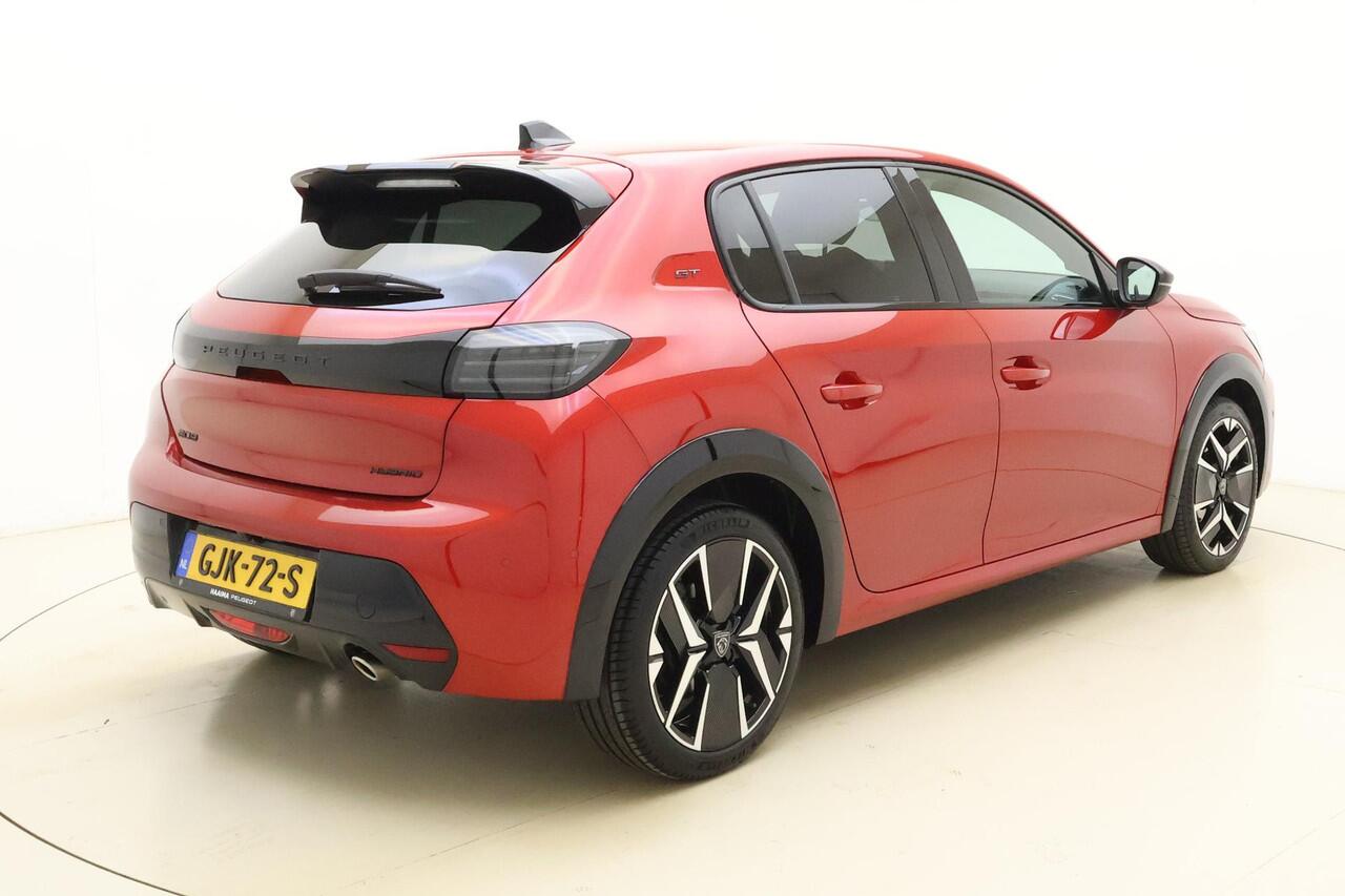 Peugeot 208 Hybrid 100 e-DCS6 GT Automaat | Leer/alcantara | Stoelverwarming | Navigatie |