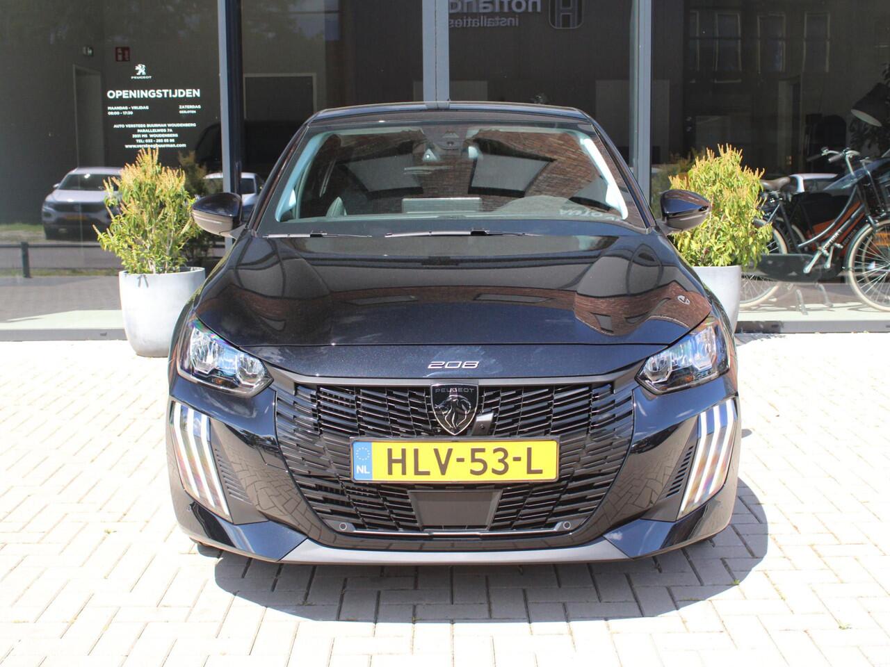 Peugeot 208 1.2 Hybrid 110PK e-DCS6 Allure Navigatie, 360 camera, Lichtmetalen velgen, Parkeerhulp voor & achter, Cruise Control