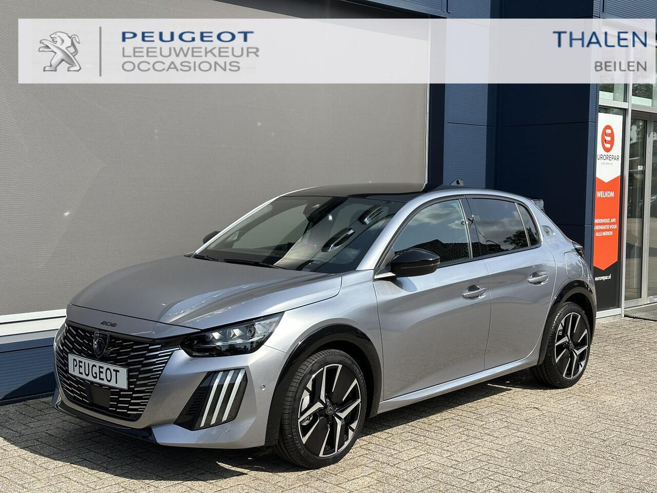 Peugeot 208 1.2 Hybrid 110 PK GT Automaat ¤ 4500,- DEMO VOORDEEL | Complete Uitvoering | Glazen Panoramadak | Navigatie | 360 Graden Camera | Dode Hoek Detectie | Climate Control | Keyless Entry & Start | Cruise Control | Sportstoelen | 17" Lichtmetalen Velgen | Full