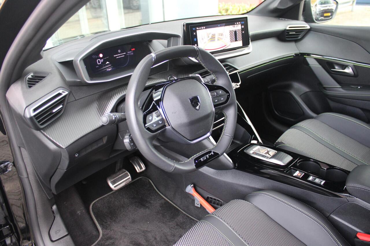 Peugeot 208 GT 1.2 Hybrid 145PK e-DCS6 | NAVIGATIE | DRAADLOZE APPLE CARPLAY/ANDROID AUTO | CAMERA VOOR + ACHTER | FULL LED KOPLAMPEN | LICHTMETALEN VELGEN 17" | DODEHOEK DETECTIE | DRAADLOZE TELEFOONLADER | KEYLESS ENTRY/START | DAB+ RADIO | ADAPTIVE CRUISE CONTROL 