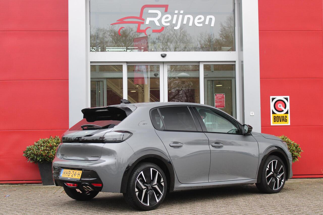 Peugeot 208 1.2 Hybrid 145PK e-DCS6 GT | NAVIGATIE | DRAADLOZE APPLE CARPLAY/ANDROID AUTO | CAMERA VOOR + ACHTER | FULL LED KOPLAMPEN | LICHTMETALEN VELGEN 17" | DODEHOEK DETECTIE | DRAADLOZE TELEFOONLADER | KEYLESS ENTRY/START | DAB+ RADIO | ADAPTIVE CRUISE CONTROL 