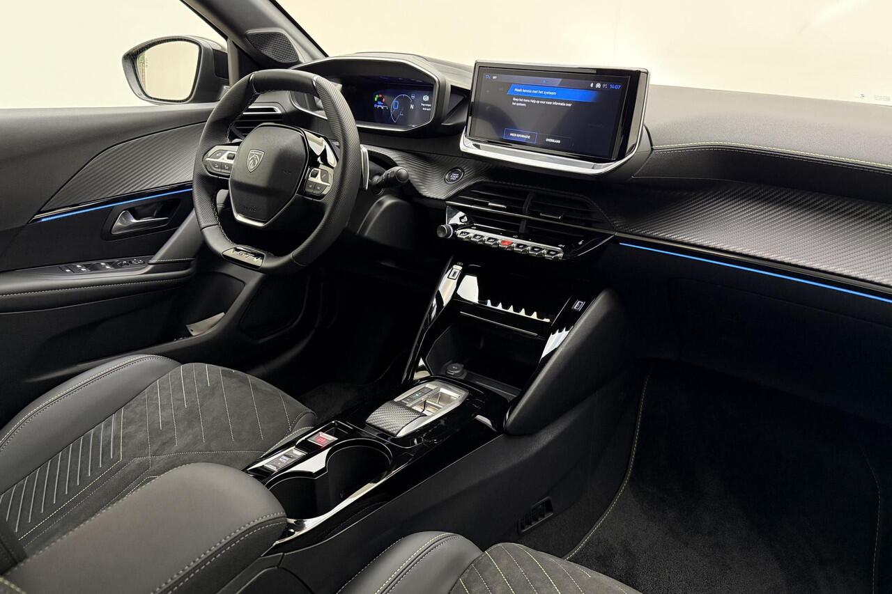 Peugeot 208 1.2 Hybrid e-DCS6 GT 145 PK | 8-Traps Automaat | Vision & Navigation Pack | Alcantara Executive Interior | Drive Assist Plus Pack | Nieuw uit voorraad leverbaar
