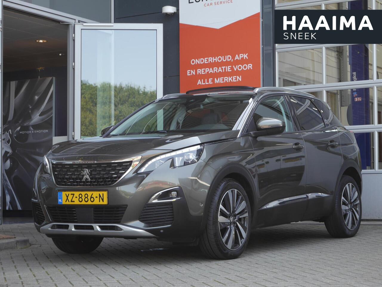 Peugeot 3008 1.6 PureTech Allure 180PK Automaat | 1500KG trekgewicht | Full options | Panoramadak | Led | Camera | Elektrisch verstelb. bestuurdersstoel met geheugen | Draadloze telfoonoplader | 19 inch lichtmetalen velgen | Stoelverwarming | Apple carplay / Android 