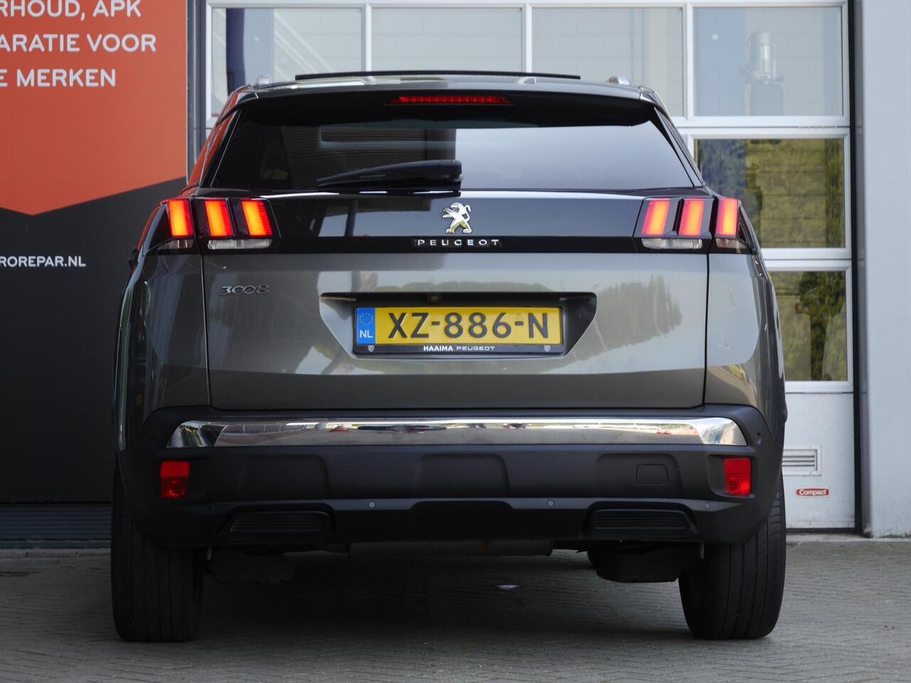 Peugeot 3008 1.6 PureTech Allure 180PK Automaat | 1500KG trekgewicht | Full options | Panoramadak | Led | Camera | Elektrisch verstelb. bestuurdersstoel met geheugen | Draadloze telfoonoplader | 19 inch lichtmetalen velgen | Stoelverwarming | Apple carplay / Android 