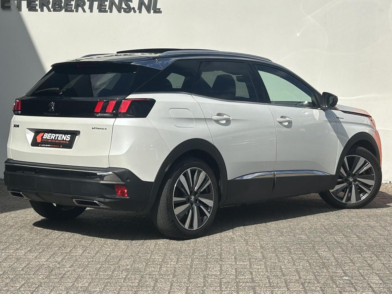 Peugeot 3008 1.6 HYbrid4 | NIEUWE ACCU | 4x4 300pk GT | Nappaleder | Panoramadak | El.kofferklep | Zeer compleet | Incl. 12 mnd garantie