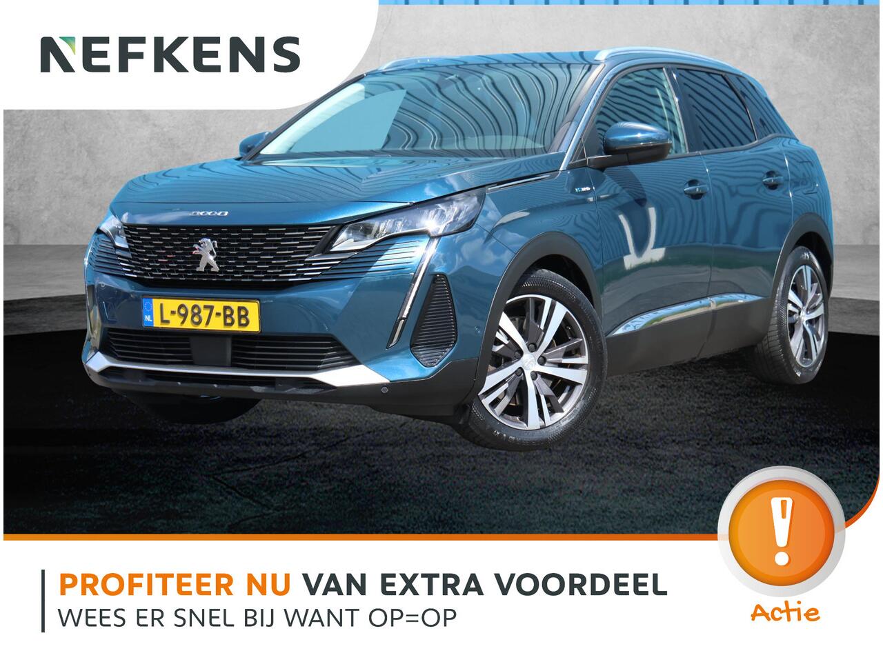 Peugeot 3008 1.6 HYbrid 225PK Blue Lease Allure | Navigatie | Dodehoekdetectie | Camera | 18''LMV | Adaptief Cruise Control | AppleCarPlay/AndroidAuto | Climate Control | AppleCarplay/AndroidAuto |