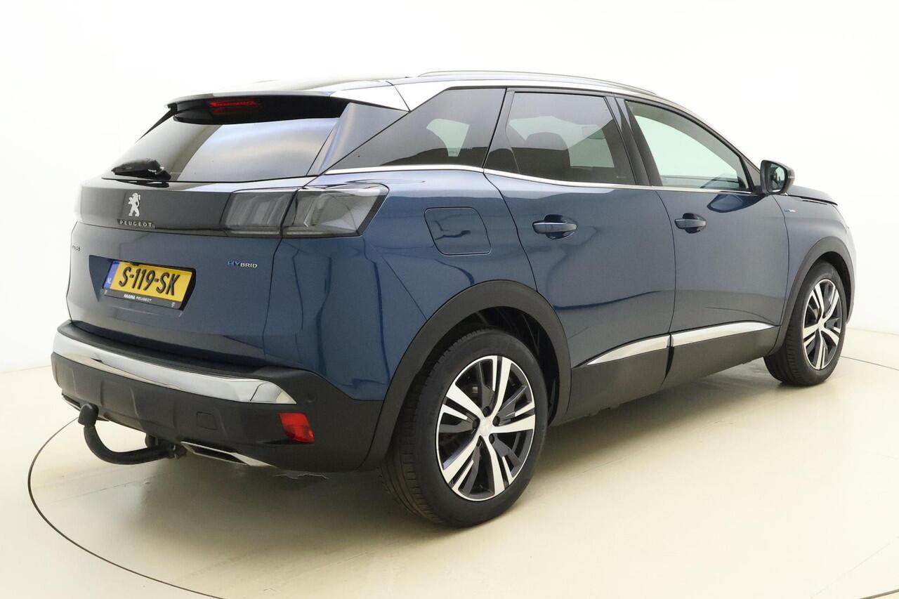 Peugeot 3008 1.6 HYbrid 225 GT Automaat | Navigatie | Trekhaak | Climate Control | Cruise Control Adaptie | Keyless entry en Start | Zwart Dak | Camera