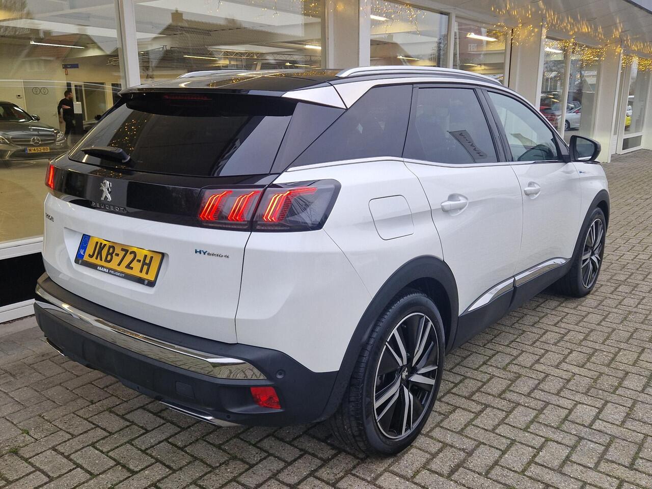 Peugeot 3008 1.6 HYbrid4 300 GT Pack Business | Adaptieve Cruise | Stoelverwarming | 360gr camera's | Elektr. achterklep | Dodehoek detectie