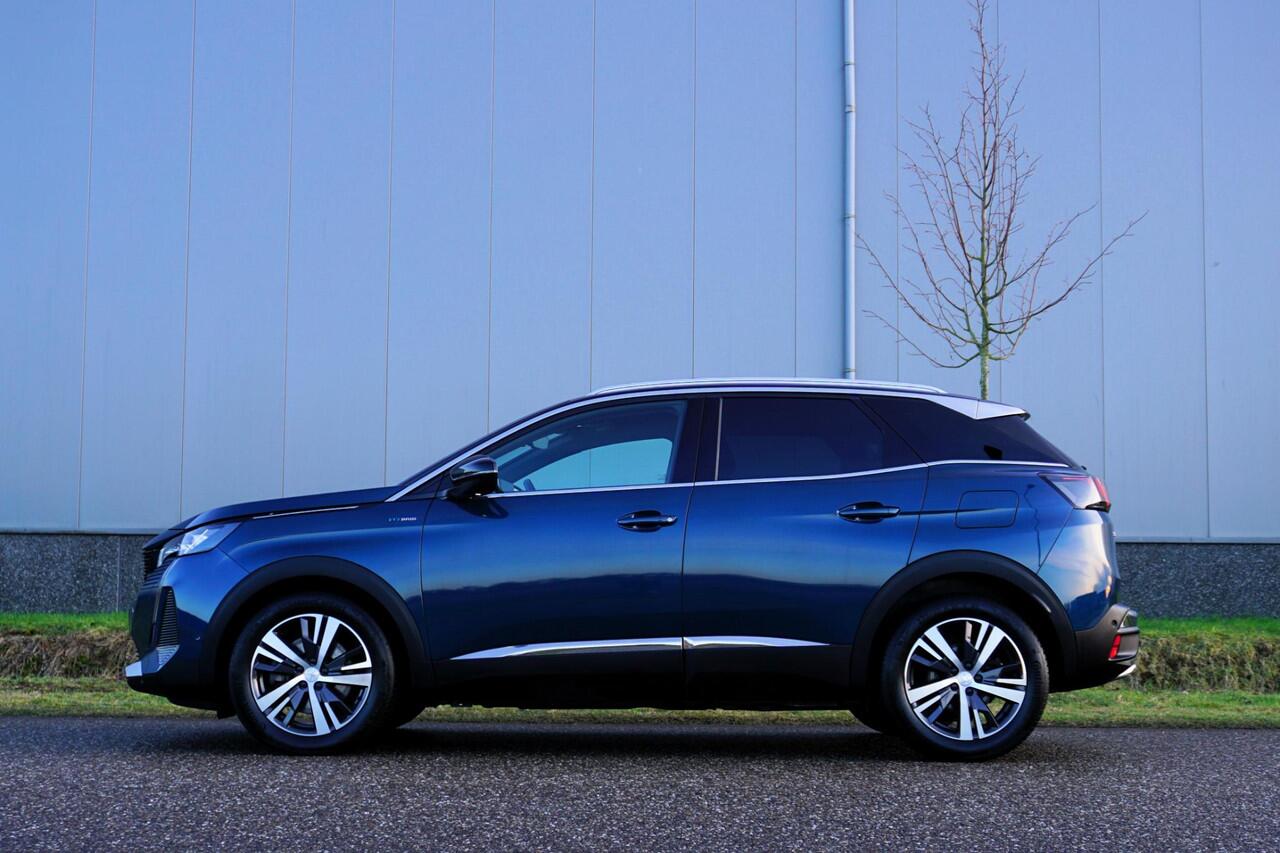 Peugeot 3008 1.6 HYbrid 225 GT |Camera |Adaptive Cruise |Navi |Carplay |Full LED verlichting |LM-velgen |Climate control |Dakrails |Mooie auto |1e eigenaar
