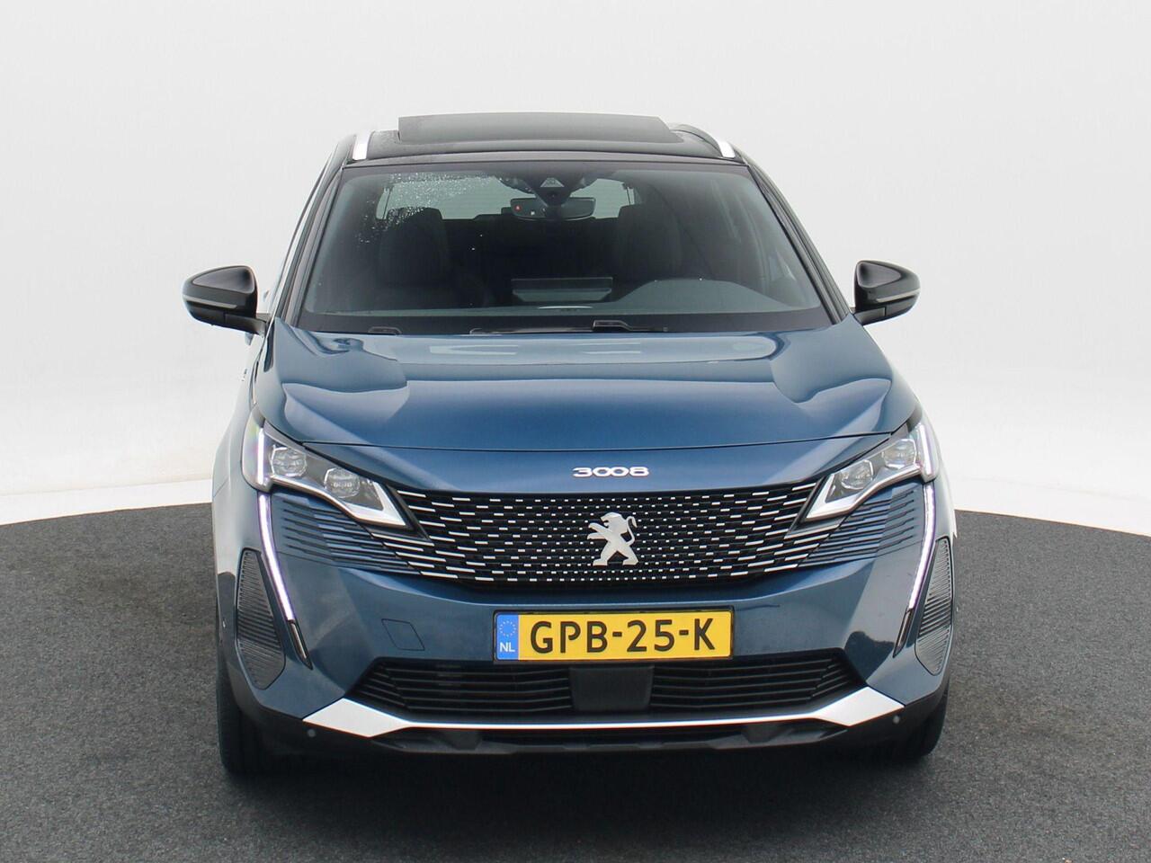 Peugeot 3008 1.6 HYbrid 225 GT Pack Business 225 Pk | Panoramadak | Focal Audio | Adaptive Cruise | Camera | Carplay | Climate Control | 18 Inch | 48.300 Km