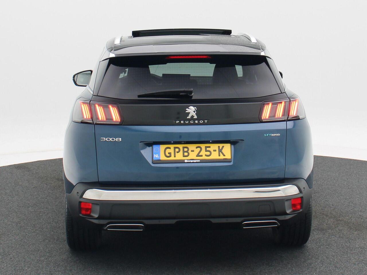 Peugeot 3008 1.6 HYbrid 225 GT Pack Business 225 Pk | Panoramadak | Focal Audio | Adaptive Cruise | Camera | Carplay | Climate Control | 18 Inch | 48.300 Km