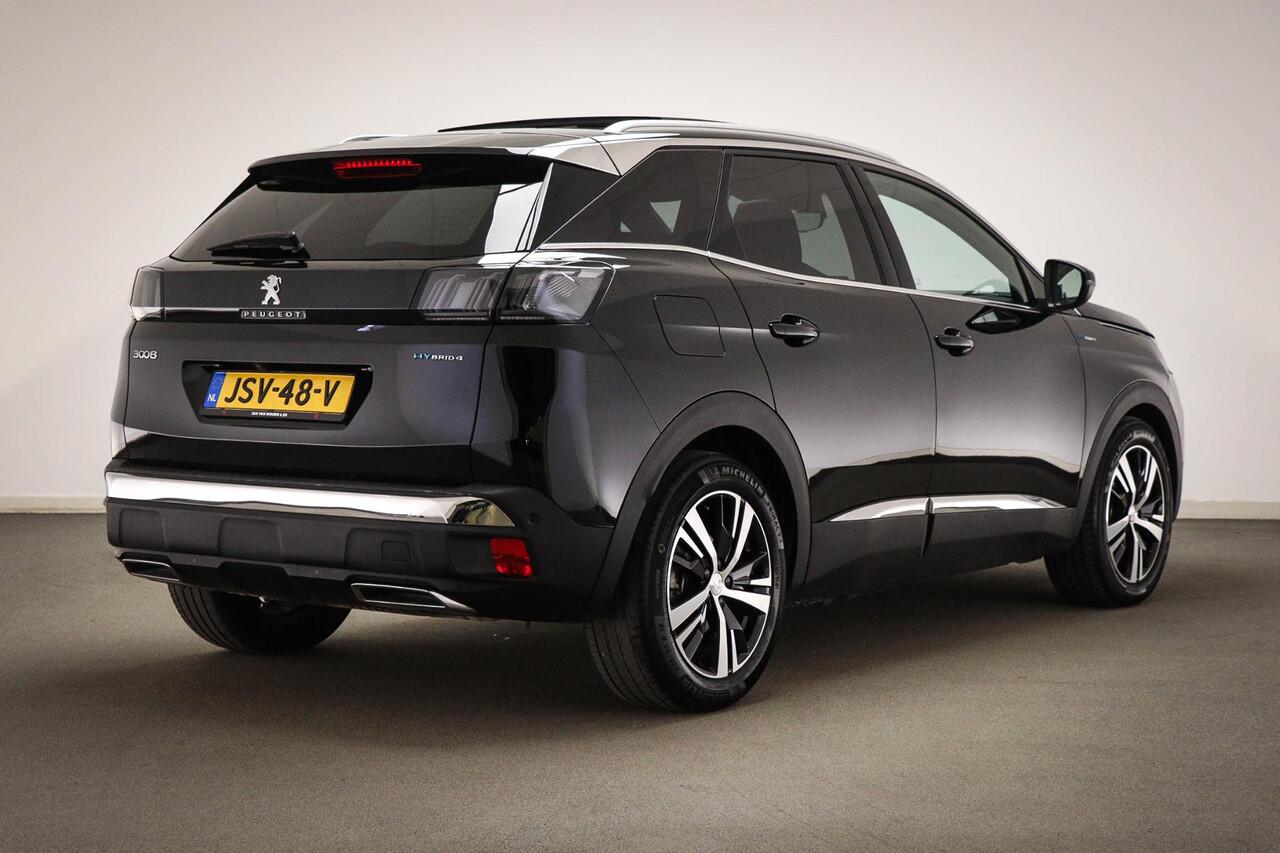 Peugeot 3008 1.6 HYbrid4 300 GT Pack Business | PANORAMADAK | SFEERVERLICHTING | HALF LEDER | DAB | APPLE | CAMERA