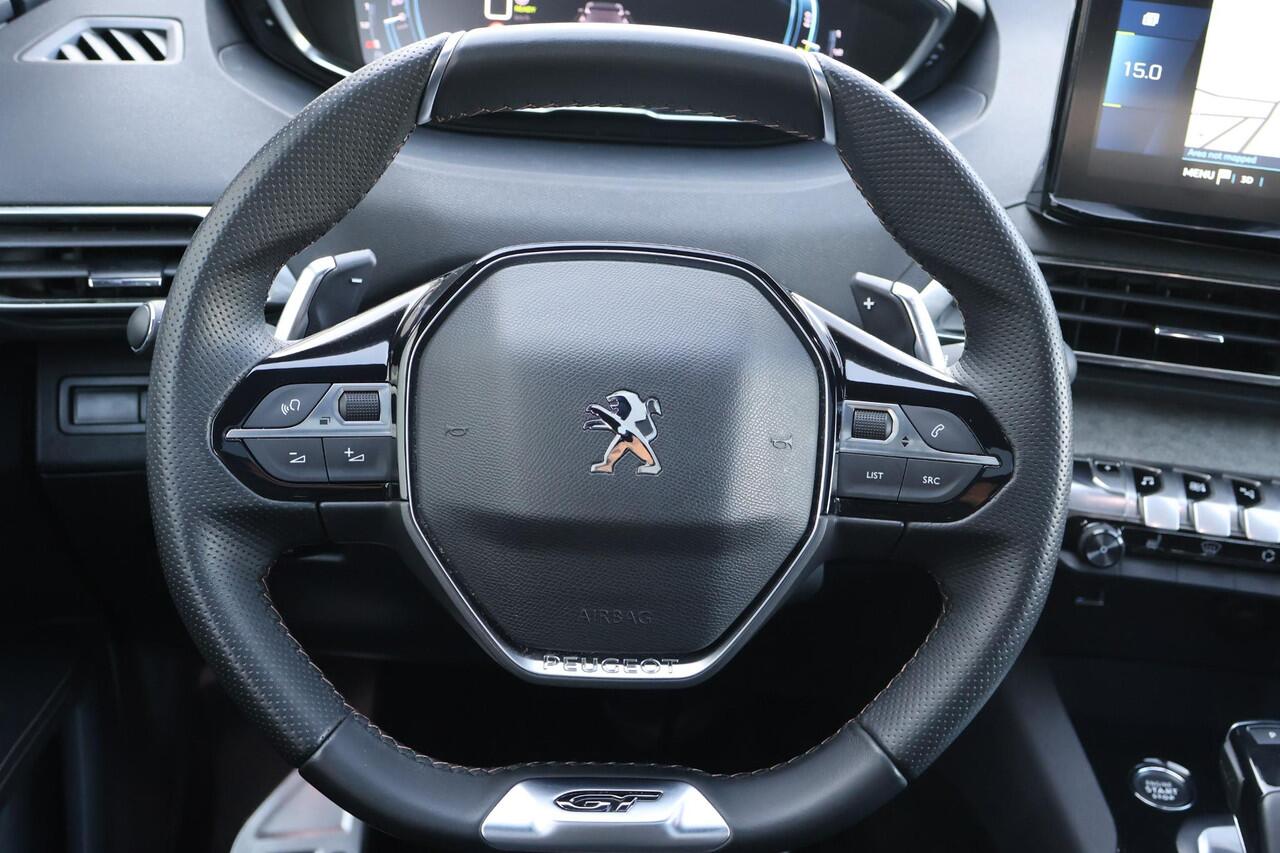 Peugeot 3008 1.6 HYbrid 225 GT Business 1e Eigenaar | Volledig onderh | NAP | BTW | Pano | Elek Stoel+Klep | 360 Cam | Memory | Stoelverwarming+Massage | Alcantara | Head-up | Navi | Full Led | Climate | Carplay