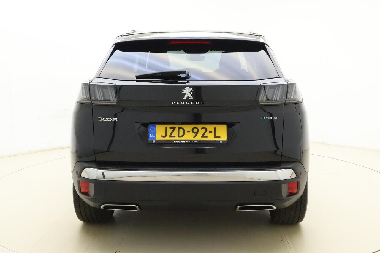 Peugeot 3008 1.6 HYbrid 225 GT Pack Business | Focal Audio | Schuif-/kanteldak | Elektr. achterklep | Full LED | Adaptieve Cruise | 360gr. camera | Navigatie | Stoelverwarming