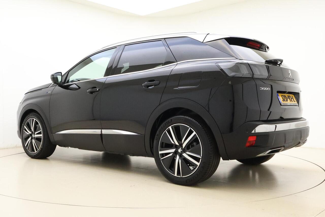 Peugeot 3008 1.6 HYbrid 225 GT Pack Business | Focal Audio | Schuif-/kanteldak | Elektr. achterklep | Full LED | Adaptieve Cruise | 360gr. camera | Navigatie | Stoelverwarming