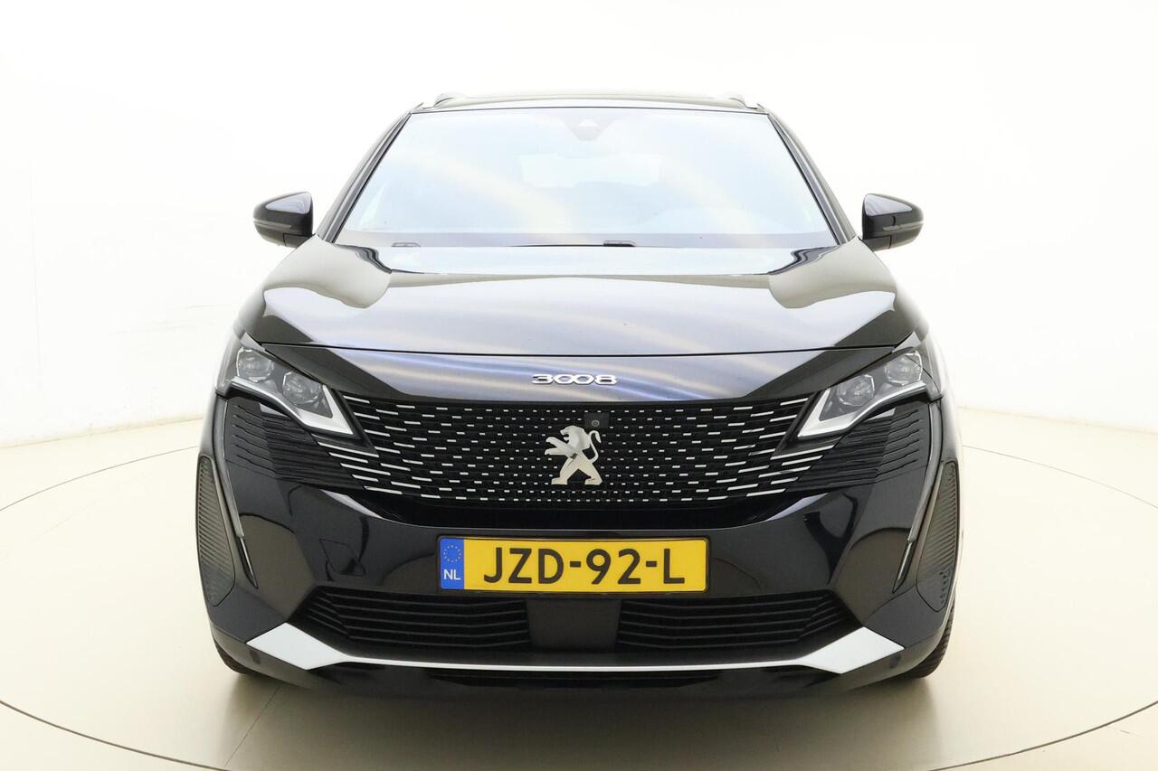 Peugeot 3008 1.6 HYbrid 225 GT Pack Business | Focal Audio | Schuif-/kanteldak | Elektr. achterklep | Full LED | Adaptieve Cruise | 360gr. camera | Navigatie | Stoelverwarming