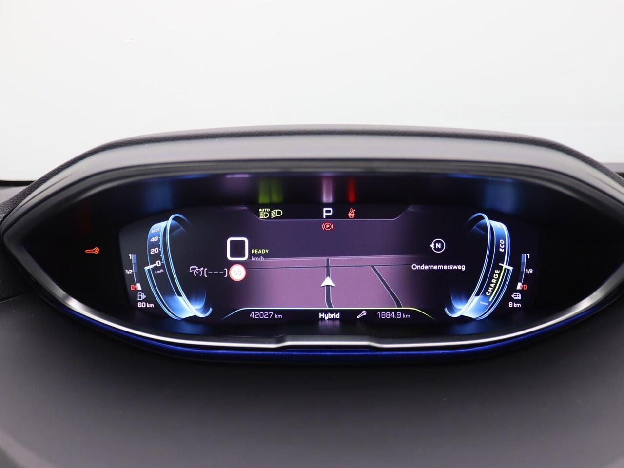 Peugeot 3008 1.6 HYbrid4 GT Pack Business 300PK SOH 100%, Pano-Schuifdak, Keyless, Adaptieve Cruise Controle, Elektrische Achterklep, 360gr. Camera, Stoelverwarming, 17" LM Velgen