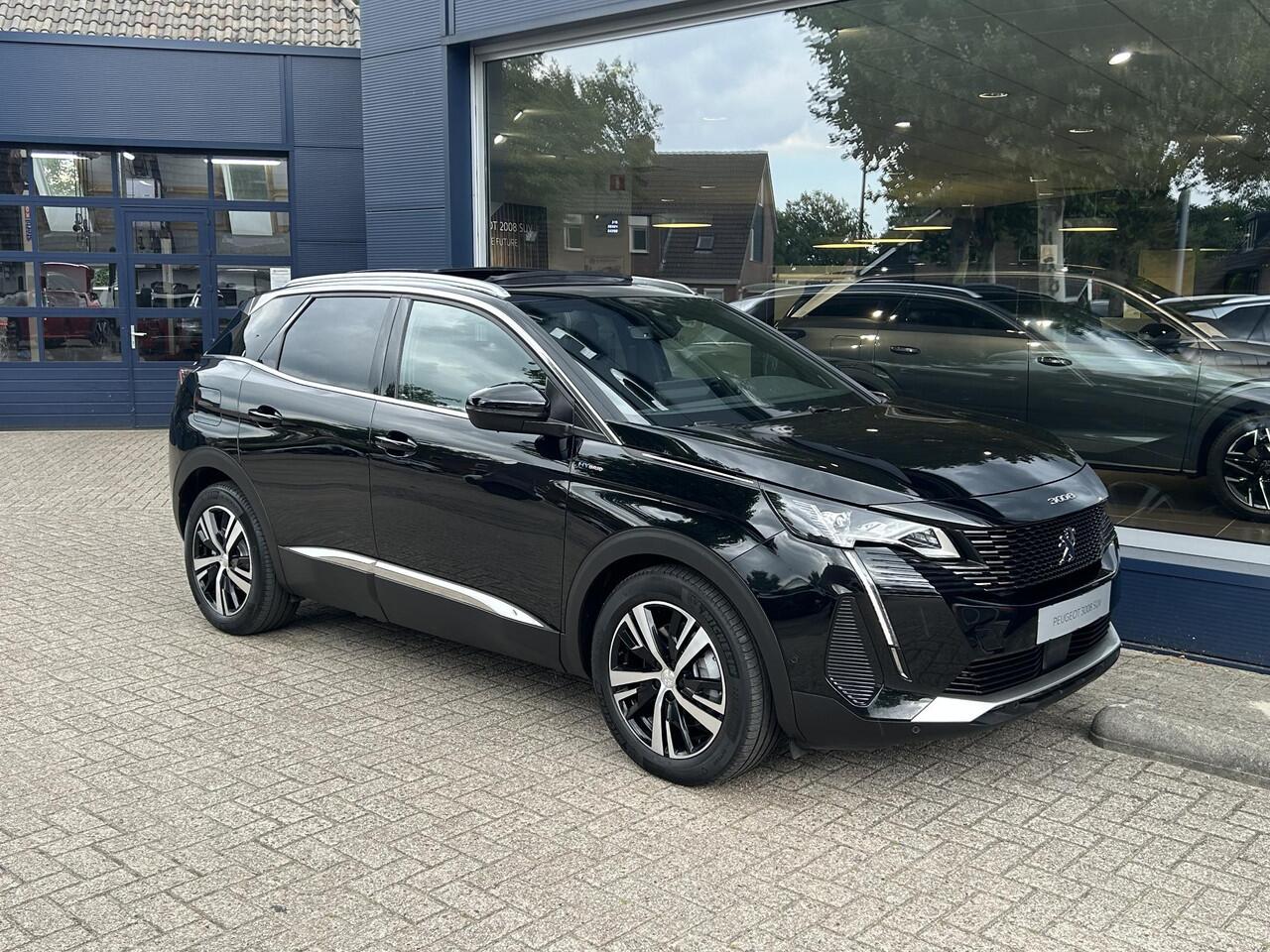 Peugeot 3008 1.6 HYbrid 225 GT |Trekhaak afn kogel| Automaat | Panorama Schuif-/Kanteldak | Navigatie | Camera | Adaptieve Cruise Control | Hoge Zitpositie | Climate Control | LED Verlichting | Keyless Entry | Dode Hoek Detectie |