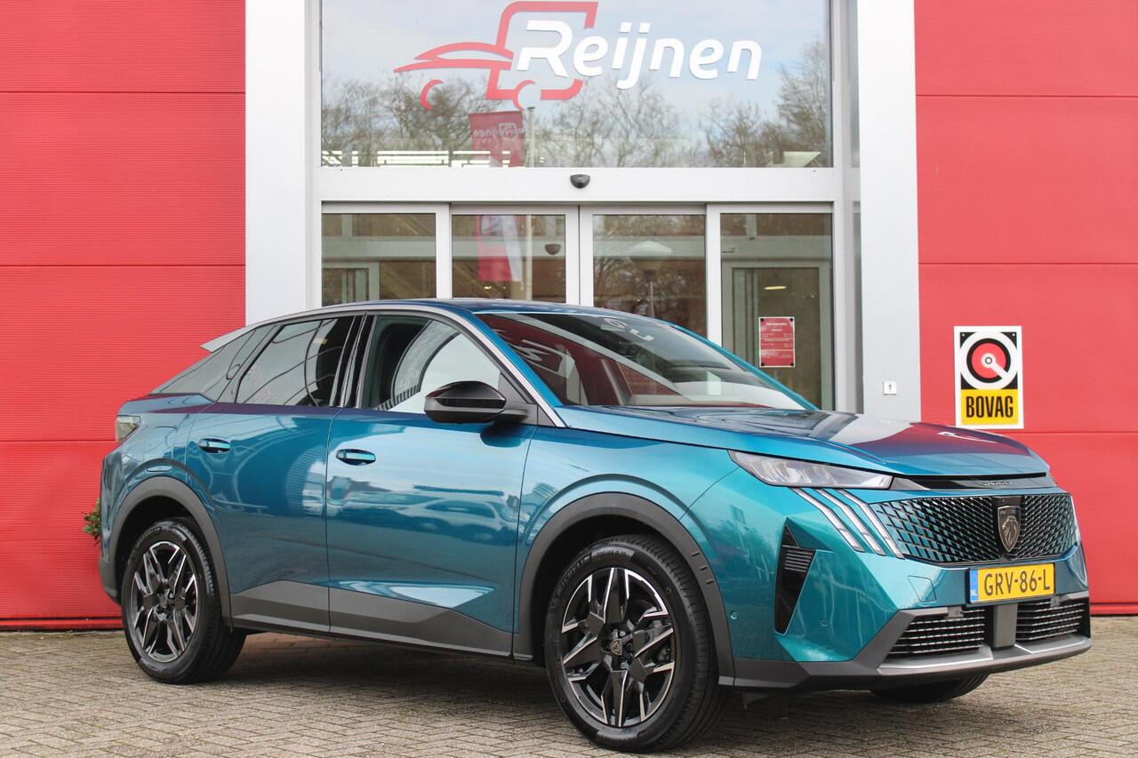 Peugeot 3008 1.2 Hybrid 145PK ALLURE | 360° CAMERA | KEYLESS ENTRY/START | STUUR VERWARMING | ALARM | DODEHOEK DETECTIE | 19" LICHTMETALEN VELGEN | NAVIGATIE | DRAADLOZE APPLE CARPLAY/ANDROID AUTO | ADAPTIVE CRUISE CONTROL | CLIAMTE CONTROL | PARKEERSENSOREN VOOR EN A