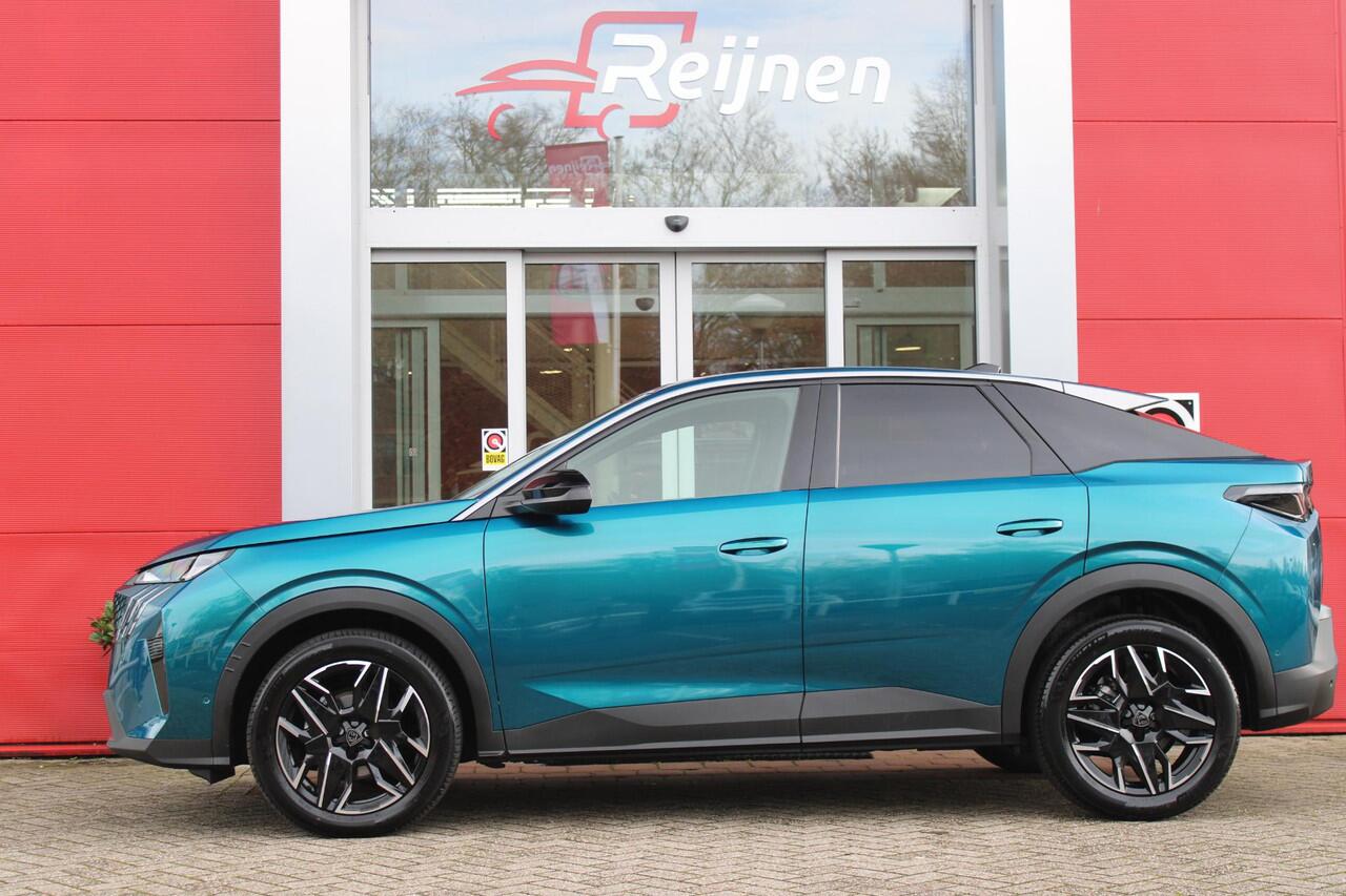 Peugeot 3008 1.2 Hybrid 145PK ALLURE | 360° CAMERA | KEYLESS ENTRY/START | STUUR VERWARMING | ALARM | DODEHOEK DETECTIE | 19" LICHTMETALEN VELGEN | NAVIGATIE | DRAADLOZE APPLE CARPLAY/ANDROID AUTO | ADAPTIVE CRUISE CONTROL | CLIAMTE CONTROL | PARKEERSENSOREN VOOR EN A