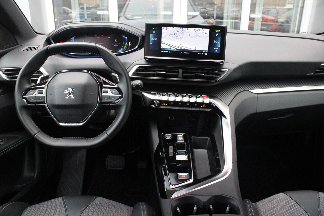Peugeot 3008 1.6 HYbrid 180PK ALLURE PACK BUSINESS | STOEL VERWARMING | APPLE CARPLAY/ANDROID AUTO | NAVIGATIE | ACHTERUITRIJ CAMERA | KEYLESS ENTRY/START | LICHTMETALEN VELGEN 18" | DAB+ RADIO | LED KOPLAMPEN | CRUISE CONTROL | CLIMATE CONTROL |