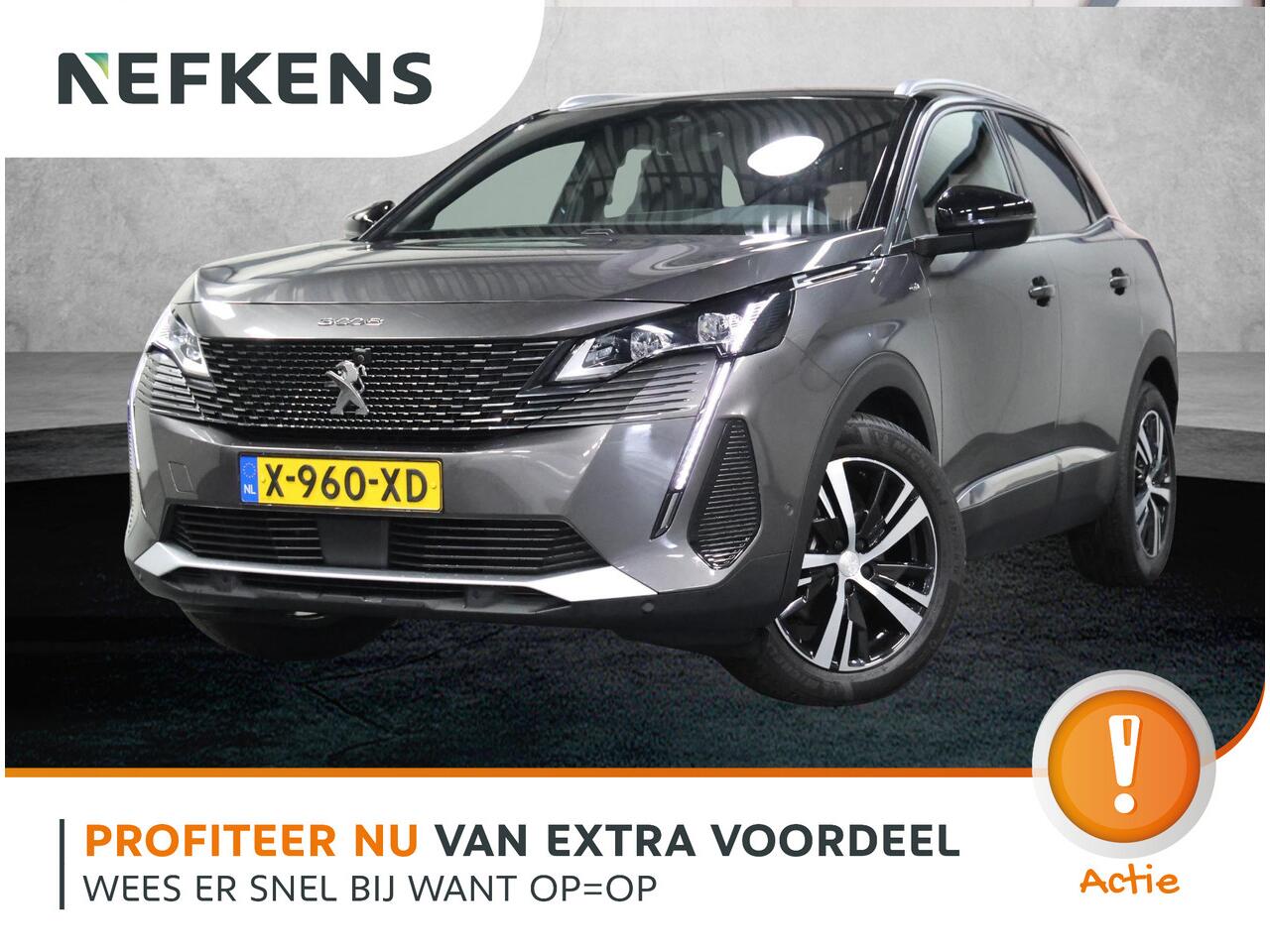 Peugeot 3008 SUV 1.2 136PK Hybrid GT | 1ste eigenaar | AUTOMAAT | AppleCarPlay/AndroidAuto | Adaptive Cruise Control | Camera | Sfeerverlichting | Virt.Cockpit | Keyless | Isofix | Privacy Glass | Parkeersensoren |