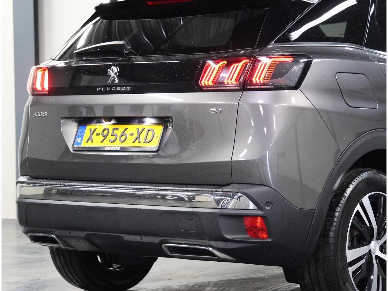 Peugeot 3008 1.2 Hybrid GT 136PK Automaat | 1ste Eigenaar | Navigatie | Climate Control | Adaptieve Cruise Control | Camera en Parkeersensoren Voor + Achter | Full-LED Koplampen | DAB Ontvanger | Dodehoek Detectie | Keyless Entry/Start | 18" Lichtmetalen Velgen | Appl