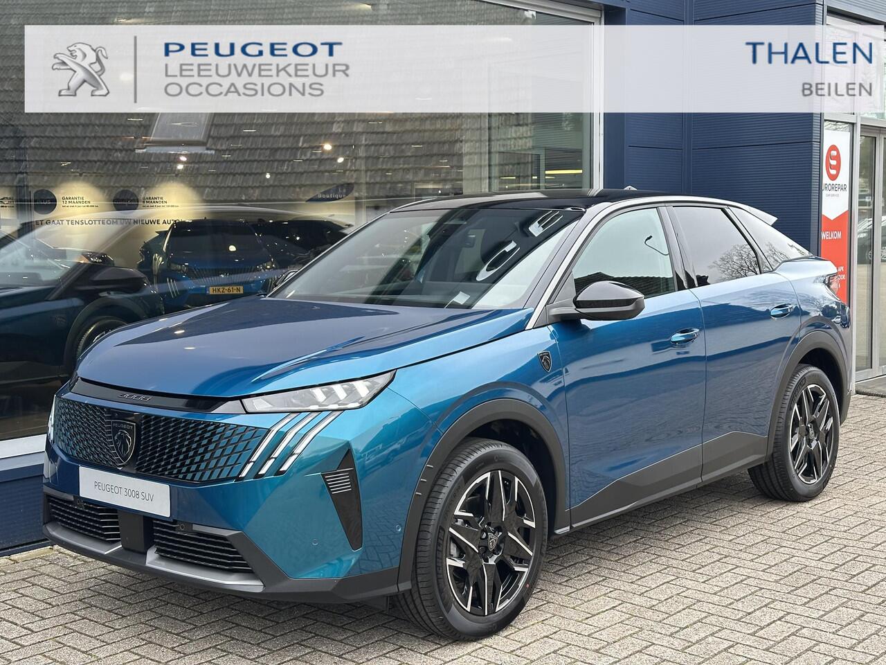 Peugeot 3008 1.2 Hybrid 145 PK GT Automaat ¤ 8000,- DEMO VOORDEEL | Alcantara Stoelen | Panorama Navigatie | 360 Vision Camera | Dode Hoek Signalering | Elektrische Kofferklep | Keyless Entry | Full LED Verlichting | Stoelverwarming | 19" Lichtmetalen Velgen |