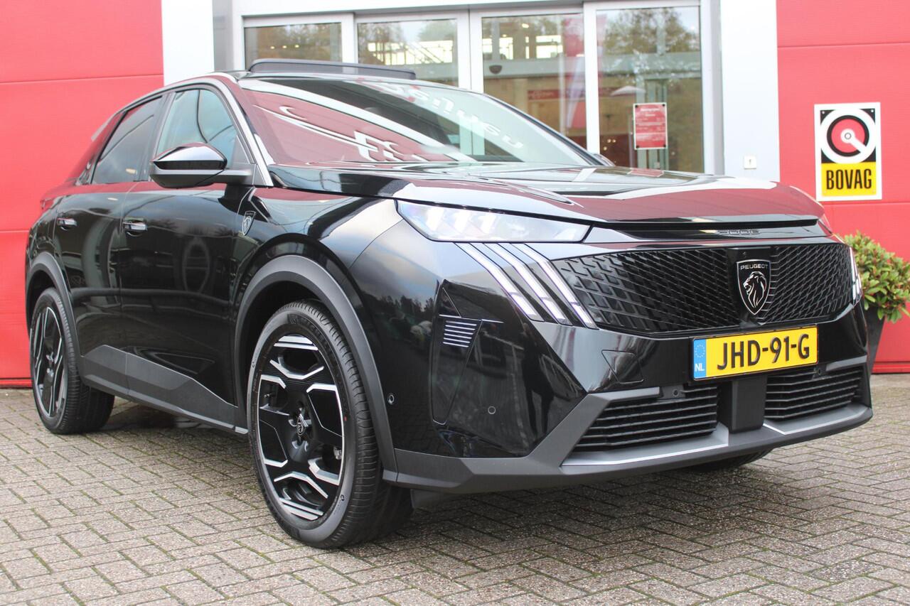 Peugeot 3008 1.6 plug-in Hybrid 195 GT **NIEUW** | NAPPA LEDEREN BEKLEDING DONKERGRIJS | PANORAMISCH SCHUIF/KANTEL DAK | FOCAL AUDIO SYSTEM | TREKHAAK MET AFNEEMBARE KOGEL | ELEKTRISCH BEDIENBARE VOORSTOELEN MET GEHEUGEN/MASSAGE FUNCTIE | STOEL VENTILATIE | STOEL/STUU