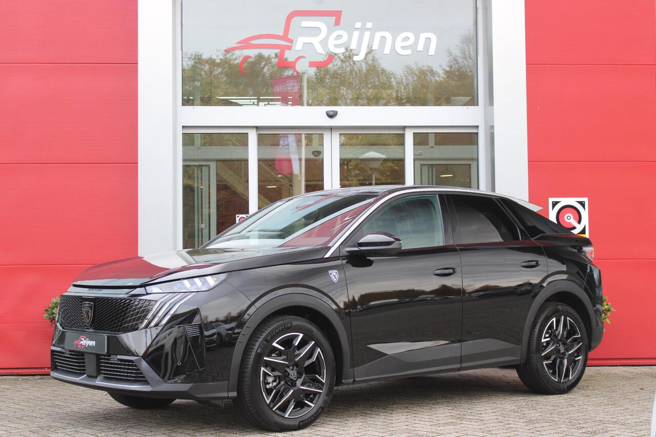 Peugeot 3008 1.2 Hybrid 145PK GT | ELEKTRISCH BEDIENBARE ACHTERKLEP | NAVIGATIE | DRAADLOZE APPLE CARPLAY/ANDROID AUTO | SFEER VERLICHTING | ACHTERUITRIJ CAMERA | PARKEERSENSOREN VOOR EN ACHTER | FULL LED KOPLAMPEN | KEYLESS ENTRY/START | ADAPTIVE CRUISE CONTROL | STO