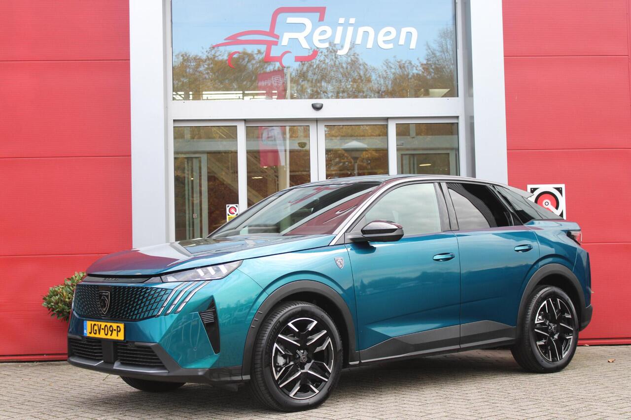 Peugeot 3008 1.2 Hybrid 145PK GT | ELEKTRISCH BEDIENBARE ACHTERKLEP | NAVIGATIE | DRAADLOZE APPLE CARPLAY/ANDROID AUTO | SFEER VERLICHTING | ACHTERUITRIJ CAMERA | PARKEERSENSOREN VOOR EN ACHTER | FULL LED KOPLAMPEN | KEYLESS ENTRY/START | ADAPTIVE CRUISE CONTROL | STO