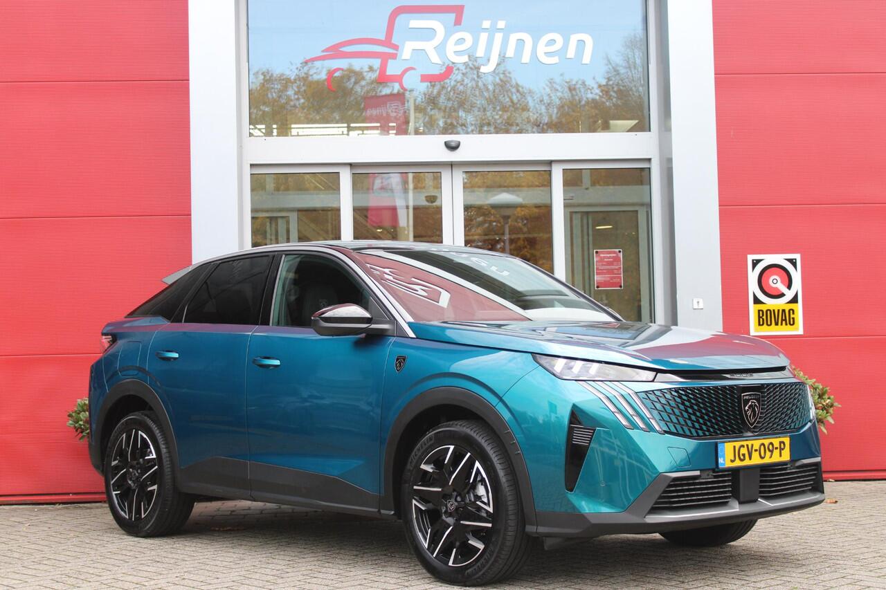 Peugeot 3008 1.2 Hybrid 145PK GT | ELEKTRISCH BEDIENBARE ACHTERKLEP | NAVIGATIE | DRAADLOZE APPLE CARPLAY/ANDROID AUTO | SFEER VERLICHTING | ACHTERUITRIJ CAMERA | PARKEERSENSOREN VOOR EN ACHTER | FULL LED KOPLAMPEN | KEYLESS ENTRY/START | ADAPTIVE CRUISE CONTROL | STO