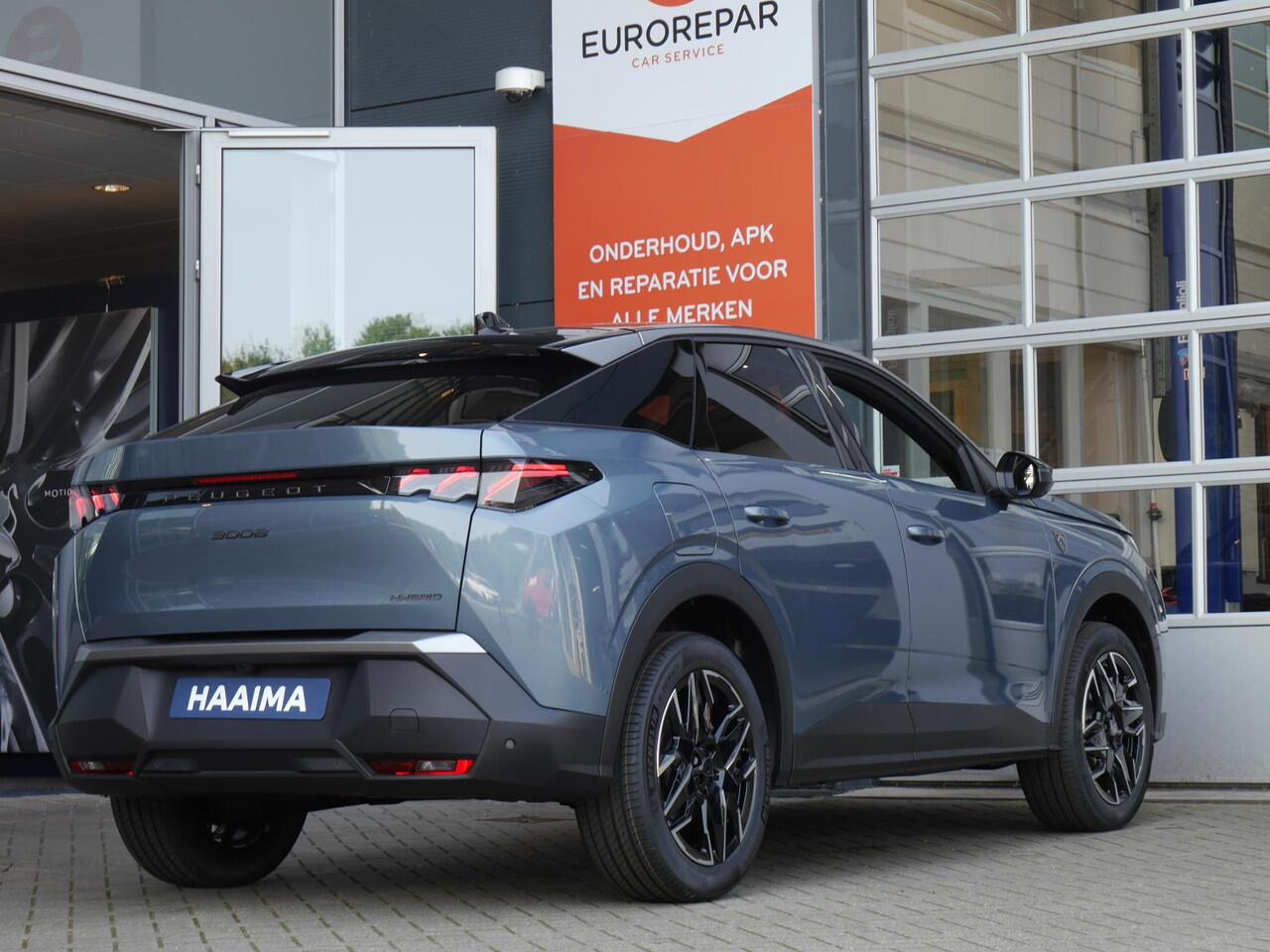 Peugeot 3008 1.2 Hybrid 136 GT | DEMO | Nieuwe auto | Rondom camera | Dodehoekdetectie | Sfeerverlichting | Keyless entry & start | 19 inch Lichtmetalen velgen | Navigatie | Parkeersensoren voor en achter