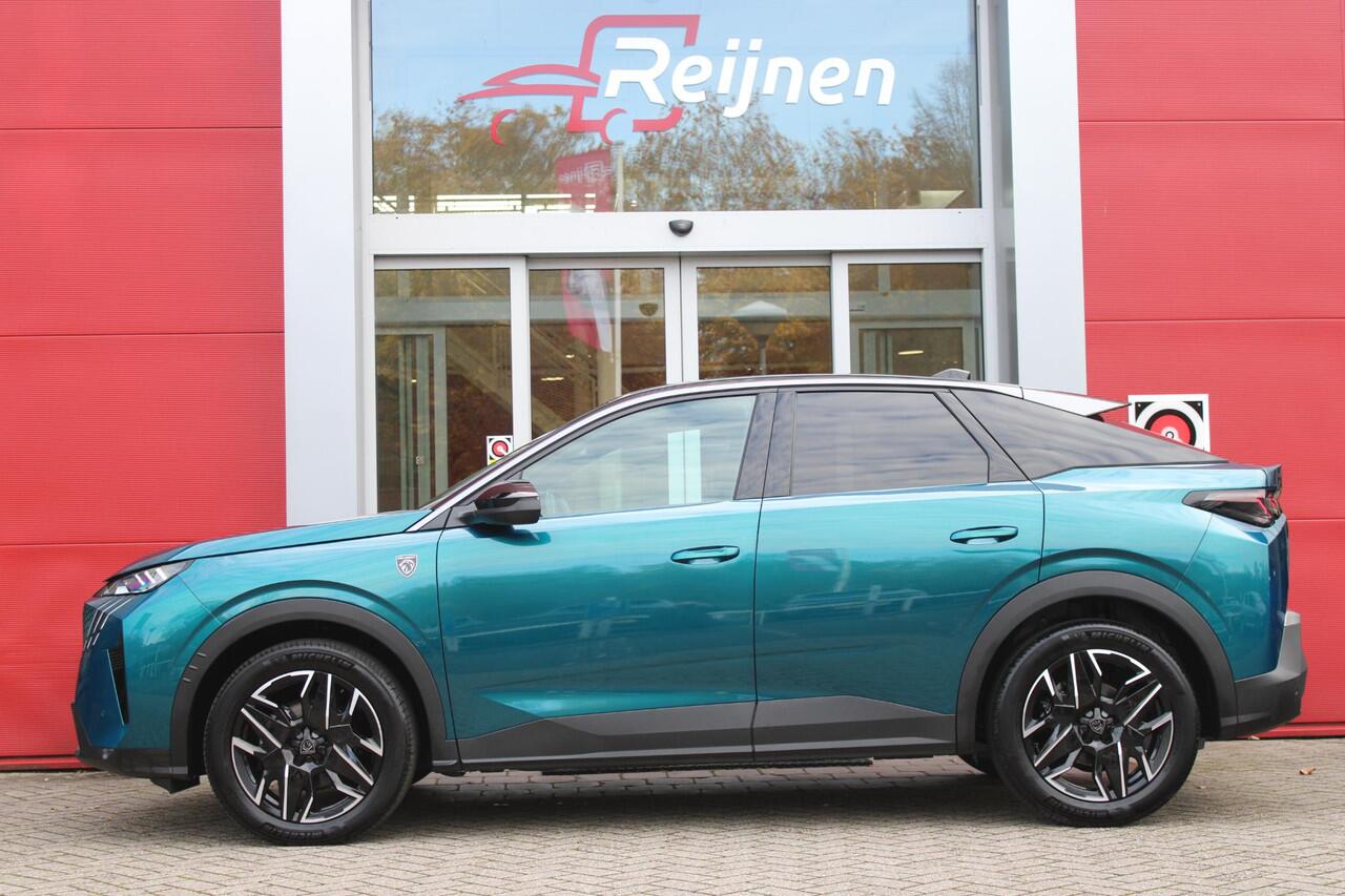 Peugeot 3008 1.2 Hybrid 145PK GT | ELEKTRISCH BEDIENBARE ACHTERKLEP | NAVIGATIE | DRAADLOZE APPLE CARPLAY/ANDROID AUTO | SFEER VERLICHTING | ACHTERUITRIJ CAMERA | PARKEERSENSOREN VOOR EN ACHTER | FULL LED KOPLAMPEN | KEYLESS ENTRY/START | ADAPTIVE CRUISE CONTROL | STO