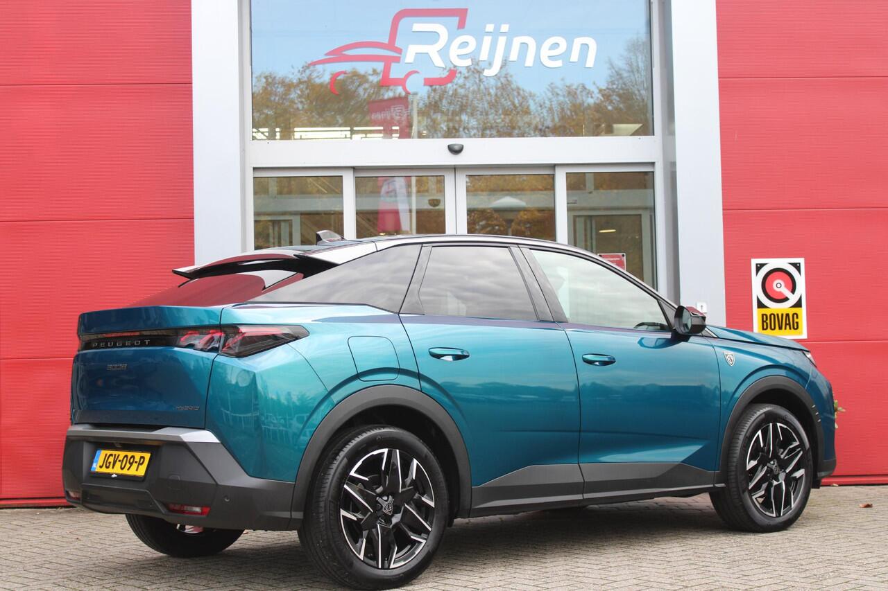 Peugeot 3008 1.2 Hybrid 145PK GT | ELEKTRISCH BEDIENBARE ACHTERKLEP | NAVIGATIE | DRAADLOZE APPLE CARPLAY/ANDROID AUTO | SFEER VERLICHTING | ACHTERUITRIJ CAMERA | PARKEERSENSOREN VOOR EN ACHTER | FULL LED KOPLAMPEN | KEYLESS ENTRY/START | ADAPTIVE CRUISE CONTROL | STO