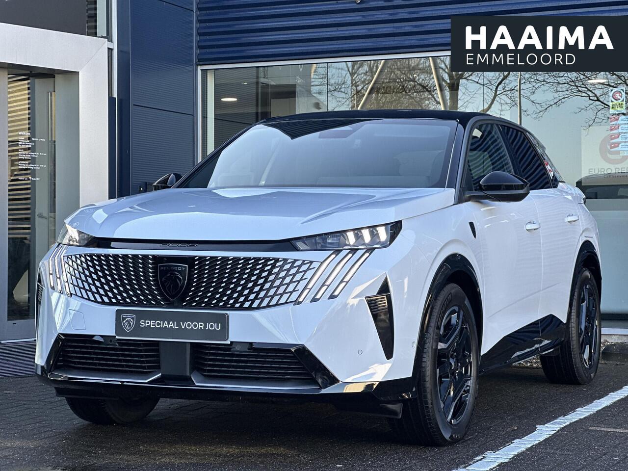 Peugeot 3008 e-3008 GT Avantage 210 73 kWh | Adaptive Cruise Control | Stoelmassage/-verwarming | Parkeercamera/-sensoren | Draadloze telefoonlader | Full LED | Panoramadak | Apple Carplay/Android Auto | Alcantara | Elektrische stoelverstelling | Elektrische kofferkle