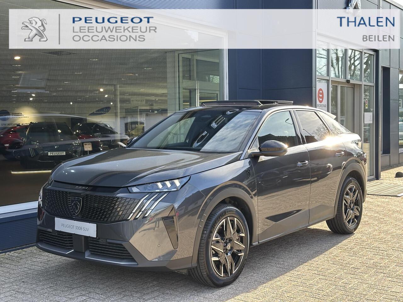 Peugeot 3008 1.2 Hybrid 145 GT | Bouwjaar 11-2025 | Panorama/Schuif-Kanteldak | Luxe Alcantara & Leder Interieur met Massage | Achteruitrij-Camera | Navigatie | FOCAL Premium Audio | Adaptieve Cruise Control | Elektrische Kofferklep | Stoel- & Stuurverwarming |