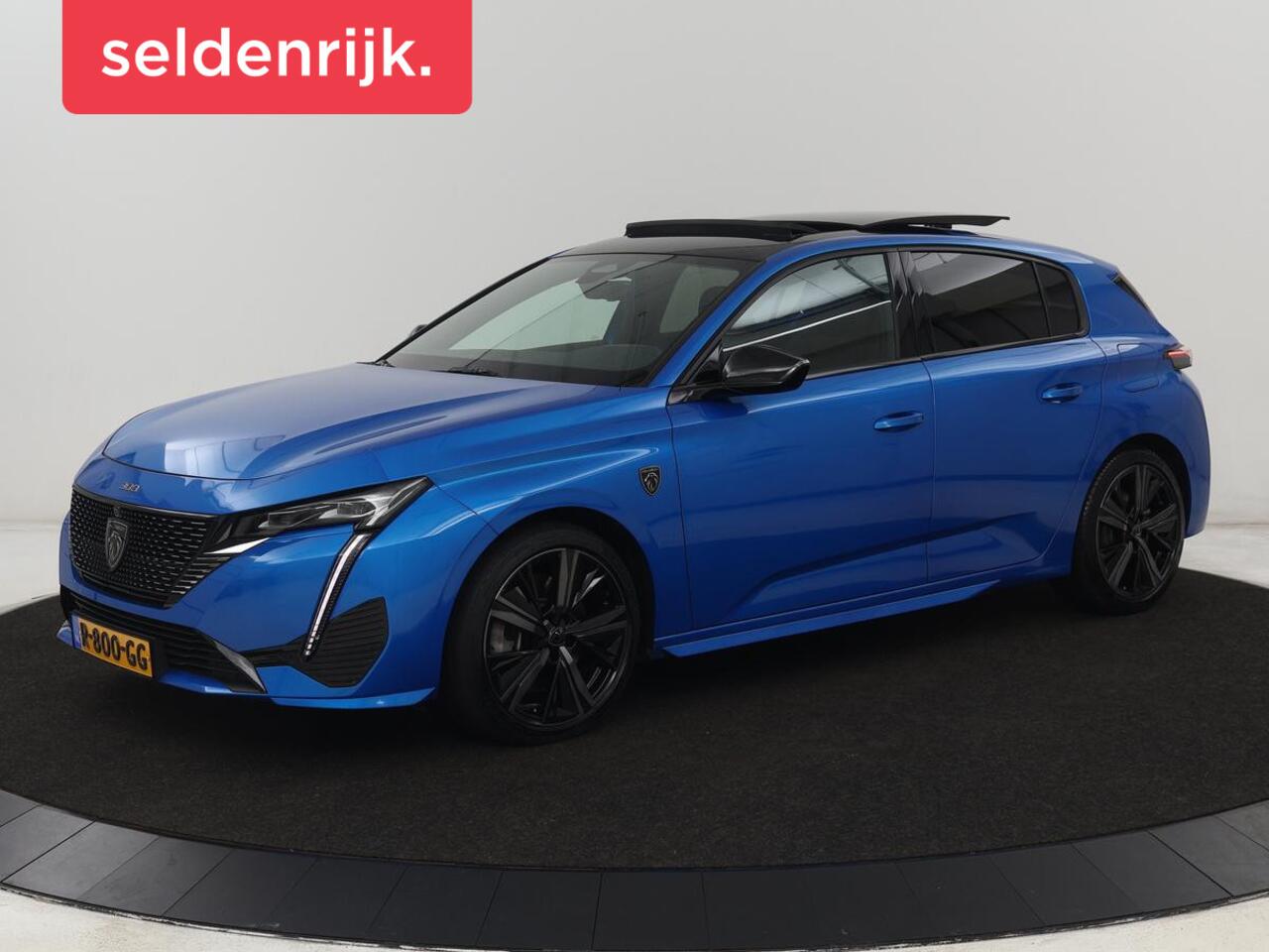 Peugeot 308 1.6 PHEV 225 GT | Panoramadak | Stoelverwarming | 360 Camera | Focal Sound | Adaptive cruise | Matrix LED | Keyless | Carplay | Navigatie | Leder/Alcantara | Dodehoek detectie | Plug In