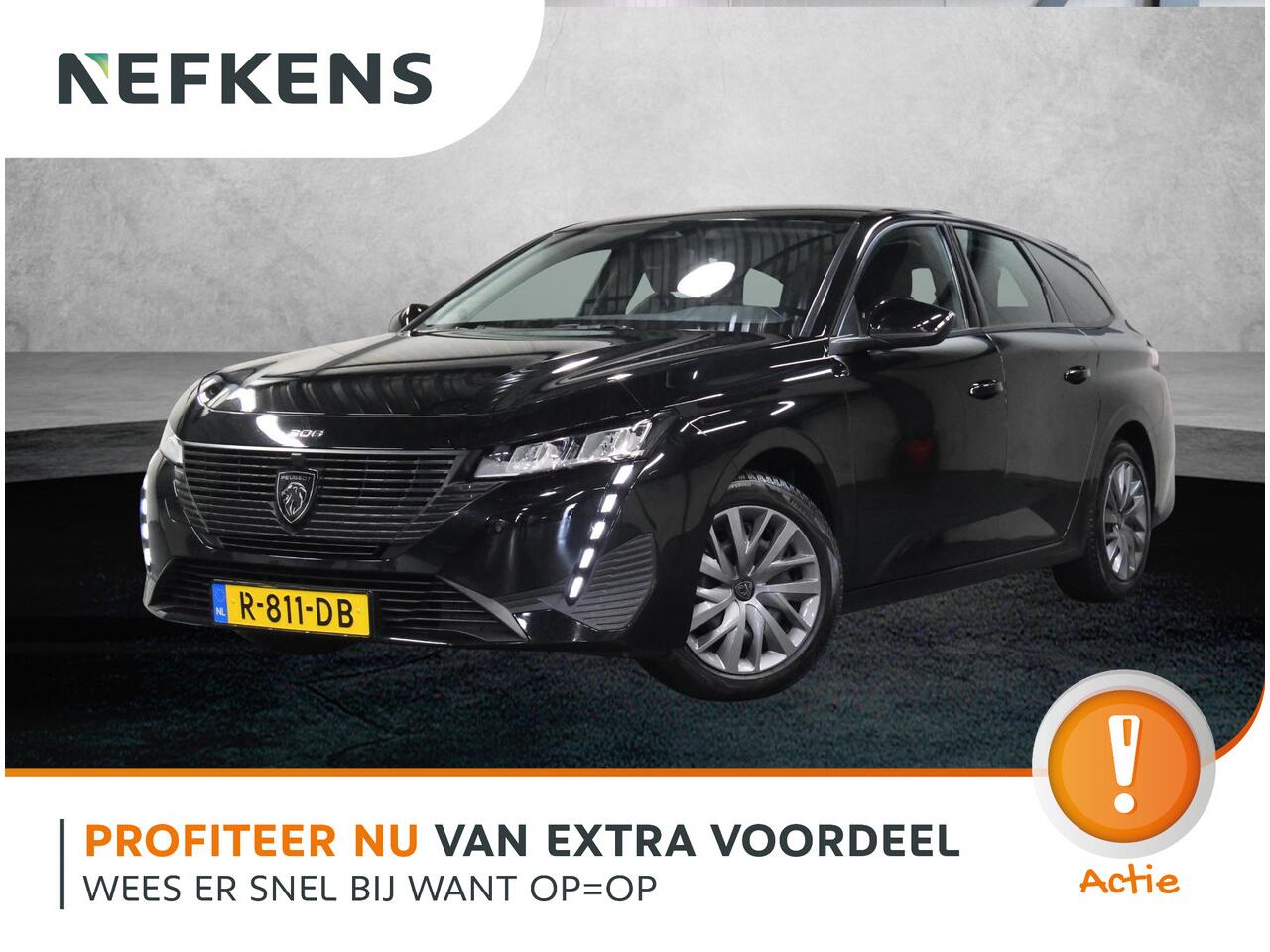 Peugeot 308 SW 110PK Active Pack | 1ste eigenaar | AppleCarPlay/AndroidAuto | LEER/Stof | Stoelverwarming | Climate Control | Cruise Control | Navigatie | Keyless | Privacy Glass | Isofix | Parkeersensoren |