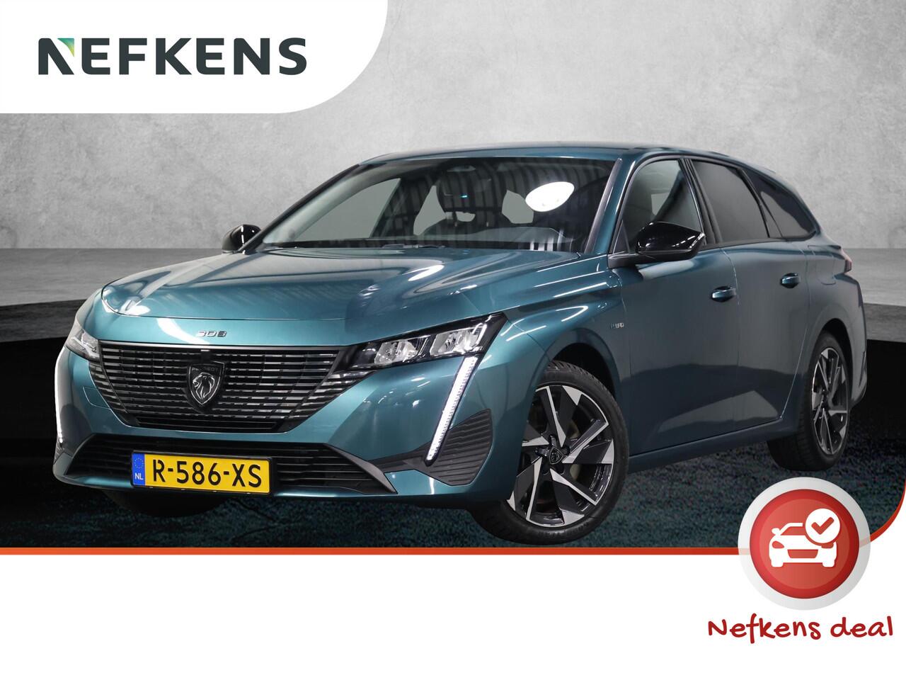 Peugeot 308 SW 180PK HYbrid Allure Pack | 1ste eigenaar | ACCURAPPORT 95,8% | AUTOMAAT | LEER/Stof | Stoelverwarming | Adaptive Cruise Control | Camera | Navigatie | Dodehoekdetectie | Isofix | Privacy Glass |
