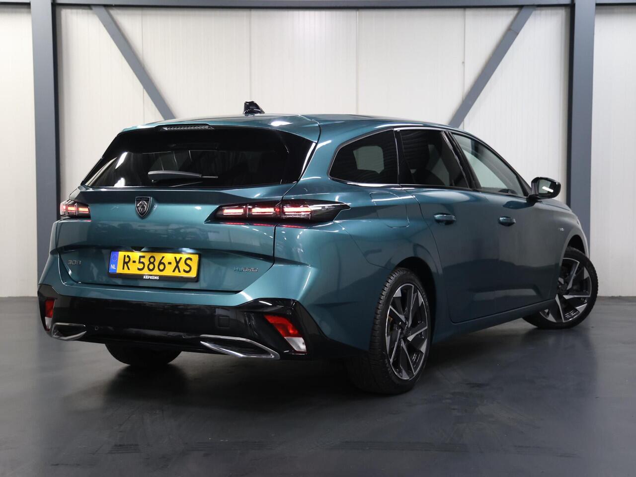 Peugeot 308 SW 180PK HYbrid Allure Pack | 1ste eigenaar | ACCURAPPORT 95,8% | AUTOMAAT | LEER/Stof | Stoelverwarming | Adaptive Cruise Control | Camera | Navigatie | Dodehoekdetectie | Isofix | Privacy Glass |