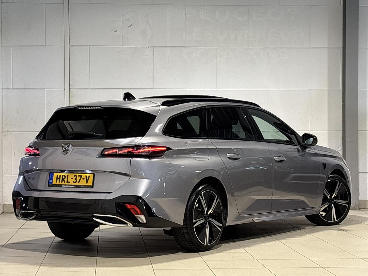Peugeot 308 SW GT 1.2 Turbo 130pk EAT8 | SCHUIF/KANTELDAK | ALCANTARA/LEDER | SMART KEYLESS ENTRY | NAVI | CAMERA | ADAPTIVE CRUISE | DRAADLOZE TELEFOONLADER |