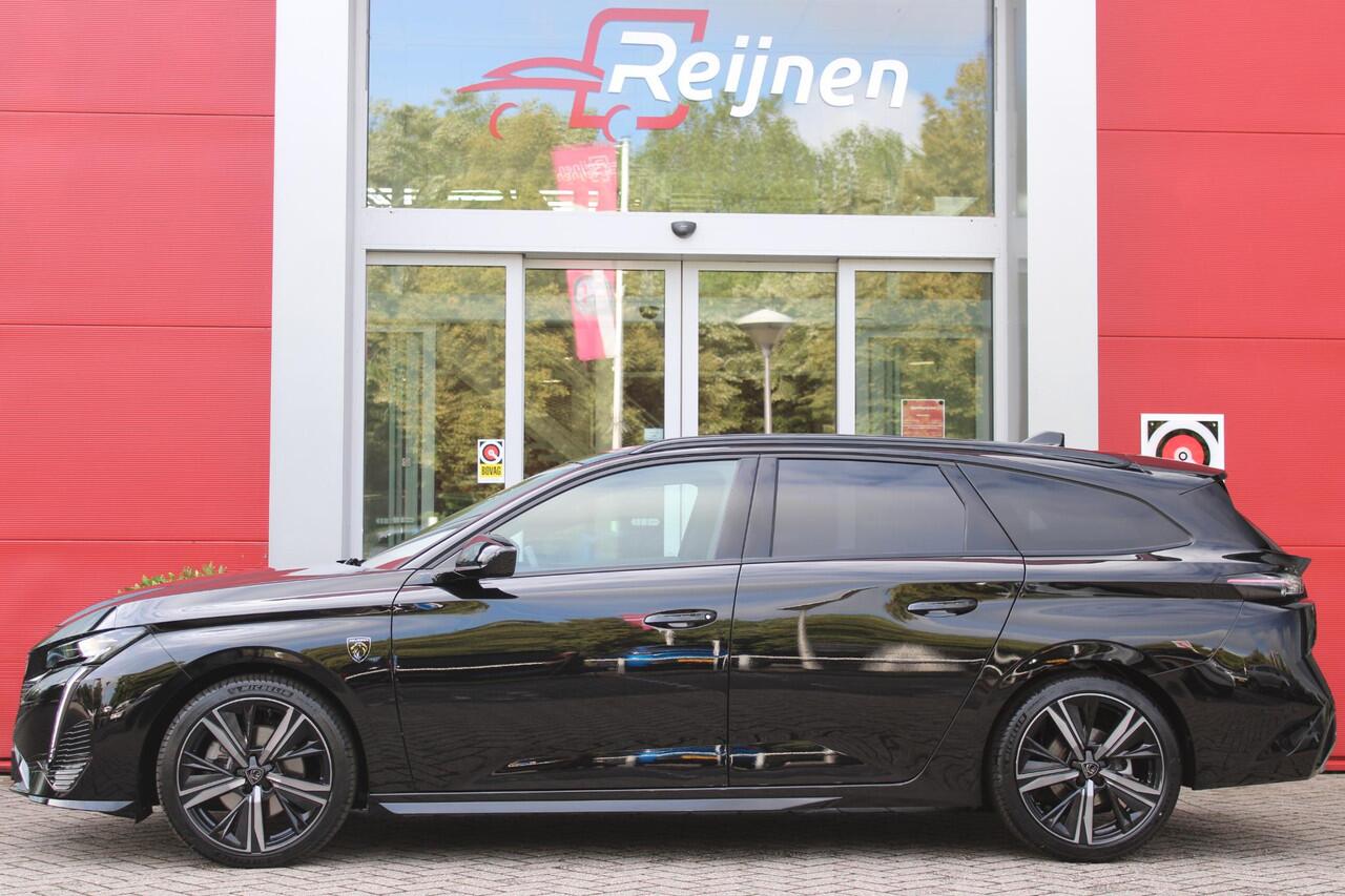 Peugeot 308 SW 1.2 MILD HYBRID 145PK DCS6 GT | ELEKTRISCHE STOEL MET GEHEUGEN FUNCTIE | STOEL VERWARMING | ELEKTRISCHE ACHTERKLEP | 360° CAMERA | KEYLESS ENTRY/START | ADAPTIVE CRUISE CONTROL | 19" LICHTMETALEN VELGEN | DRAADLOZE TELEFOONLADER | DRAADLOZE APPLE CARPL
