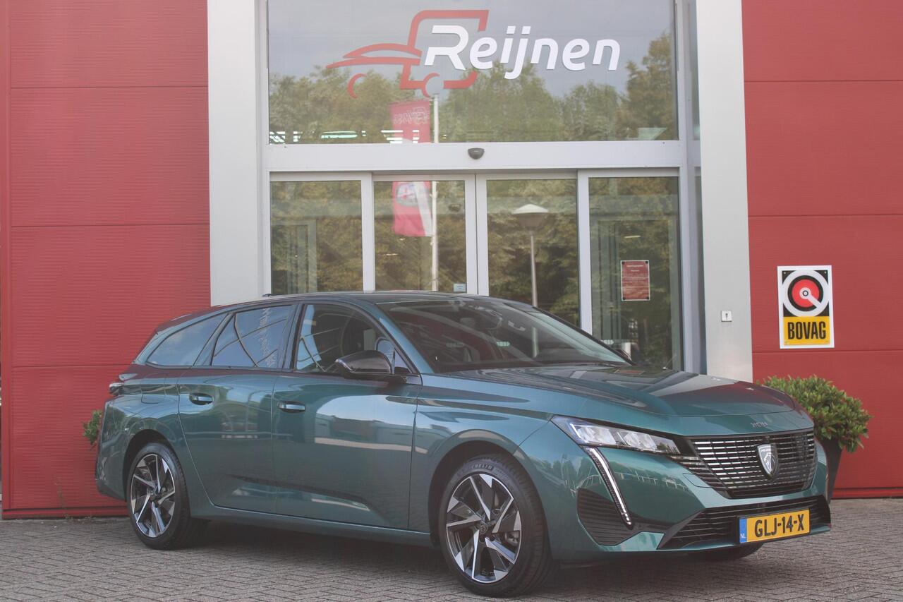 Peugeot 308 SW 1.2 Hybrid 145PK e-DCS6 ALLURE | KEYLESS ENTRY/START | DRAADLOZE APPLE CARPLAY/ANDROID AUTO | NAVIGATIE | CLIMATE CONTROL | LICHTMETALEN VELGEN 17" | LED KOPLAMPEN | 360° CAMERA | ADAPTIVE CRUISE CONTROL | DODEHOEK DETCTIE | DRAADLOZE TELEFOONLADER |