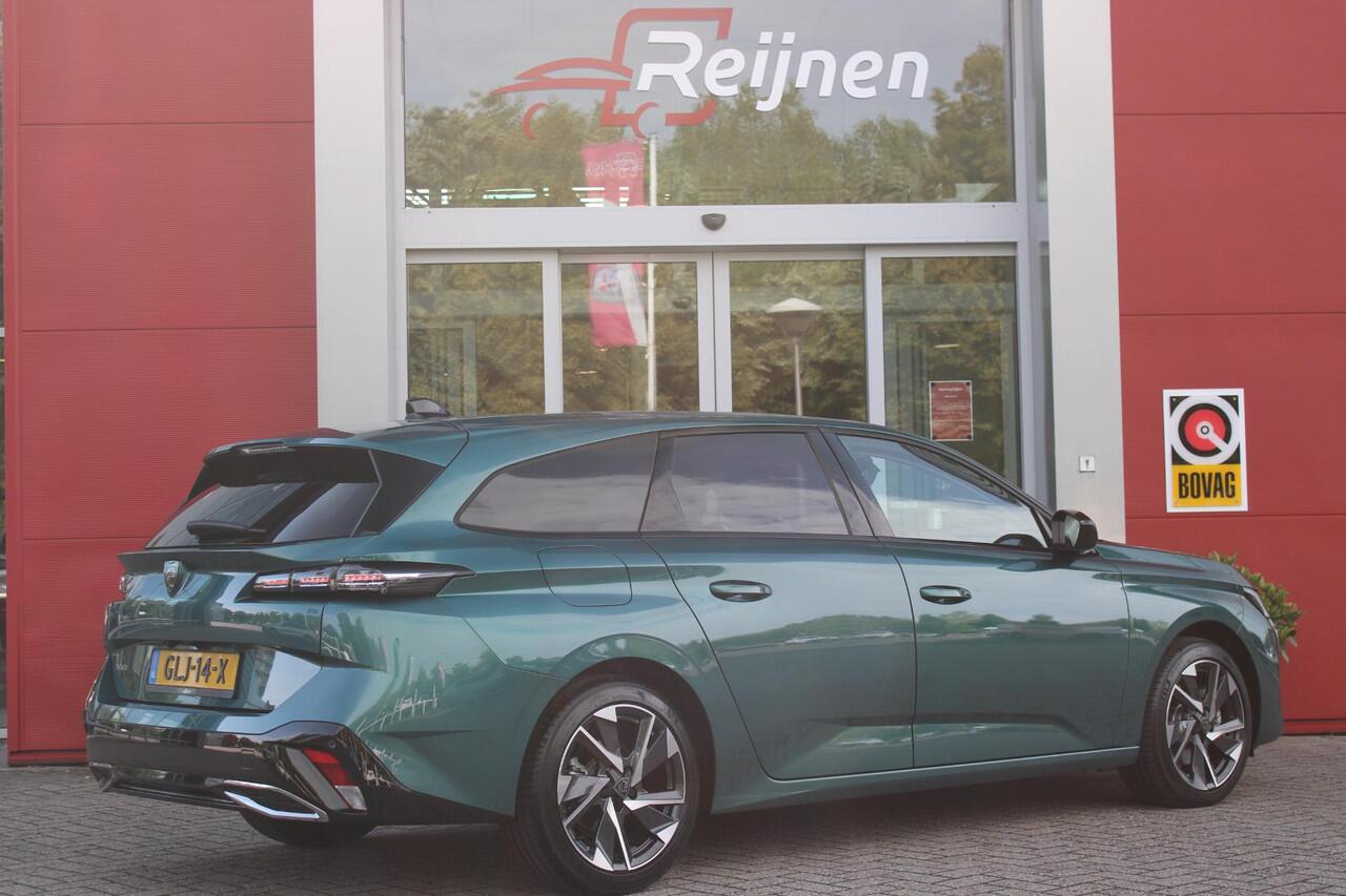 Peugeot 308 SW 1.2 Hybrid 145PK e-DCS6 ALLURE | KEYLESS ENTRY/START | DRAADLOZE APPLE CARPLAY/ANDROID AUTO | NAVIGATIE | CLIMATE CONTROL | LICHTMETALEN VELGEN 17" | LED KOPLAMPEN | 360° CAMERA | ADAPTIVE CRUISE CONTROL | DODEHOEK DETCTIE | DRAADLOZE TELEFOONLADER |