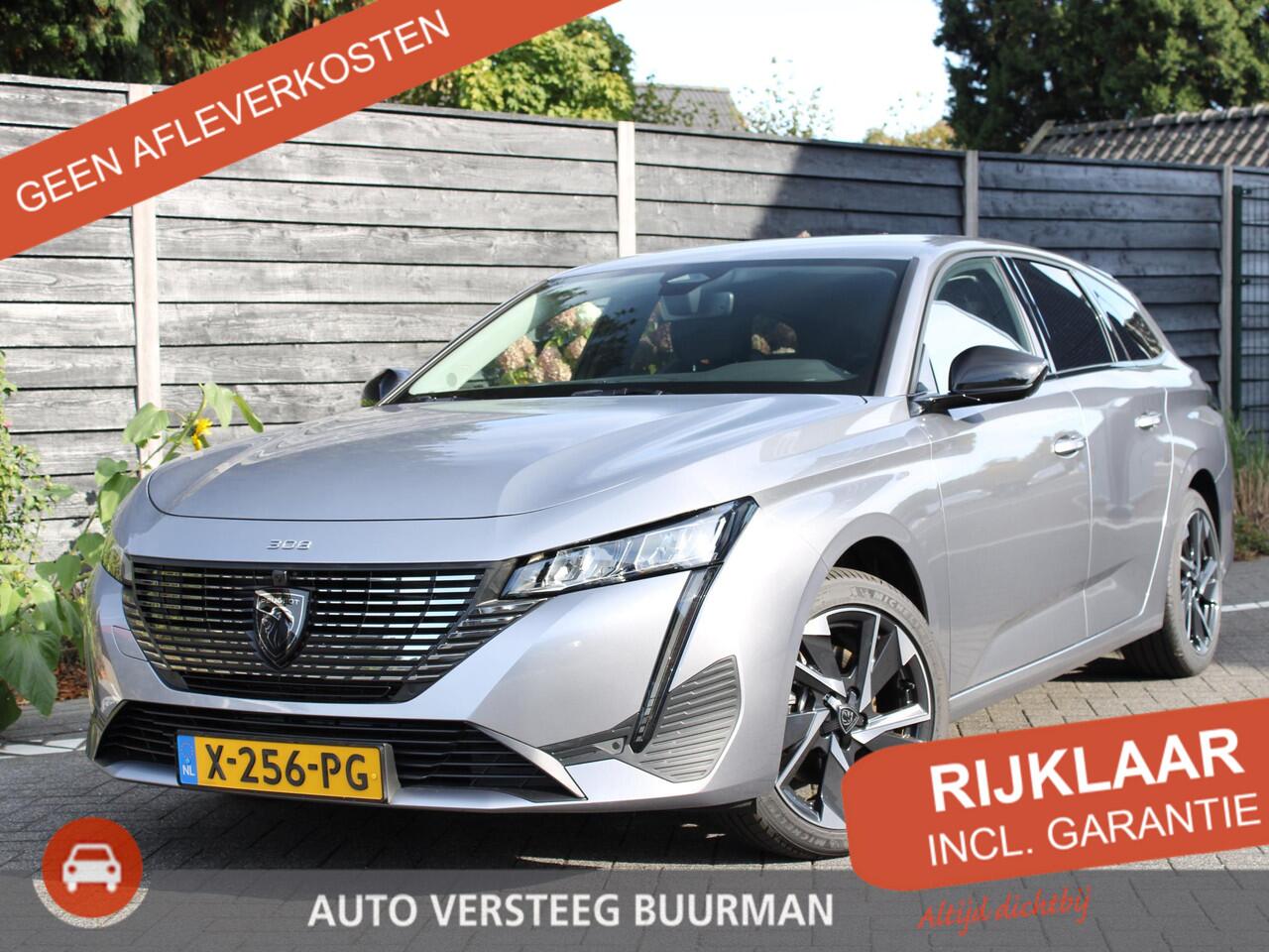 Peugeot 308 SW Allure 1.2 130PK PureTech Allure EAT8 Automaat Navigatie, Camera 360, Trekhaak afneembaar, Climate Control, Dodehoek detectie, Keyless Entry