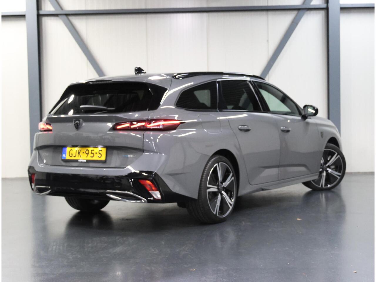 Peugeot 308 SW 1.6 180PK Plug-in Hybrid GT | Vision Pack | Electrische achterklep | AUTOMAAT | AppleCarPlay/AndroidAuto | 18"LMV | Navigatie | Adaptive Cruise Control | Climate Control | 360'Camera | Keyless | Privacy Glass | Isofix |