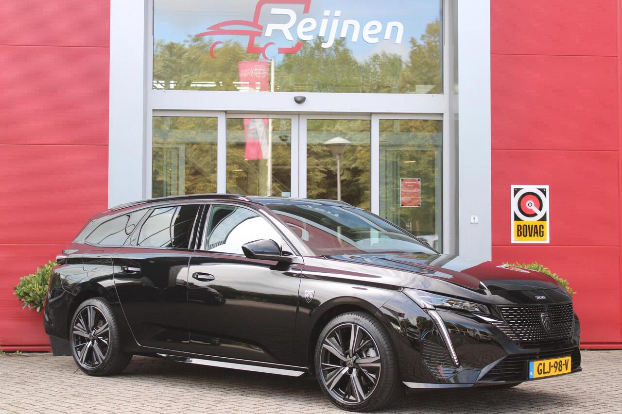 Peugeot 308 SW 1.2 MILD HYBRID 145PK DCS6 GT PACK | ELEKTRISCHE STOEL MET GEHEUGEN FUNCTIE | STOEL VERWARMING | ELEKTRISCHE ACHTERKLEP | 360° CAMERA | KEYLESS ENTRY/START | ADAPTIVE CRUISE CONTROL | 19" LICHTMETALEN VELGEN | DRAADLOZE TELEFOONLADER | DRAADLOZE APPLE 
